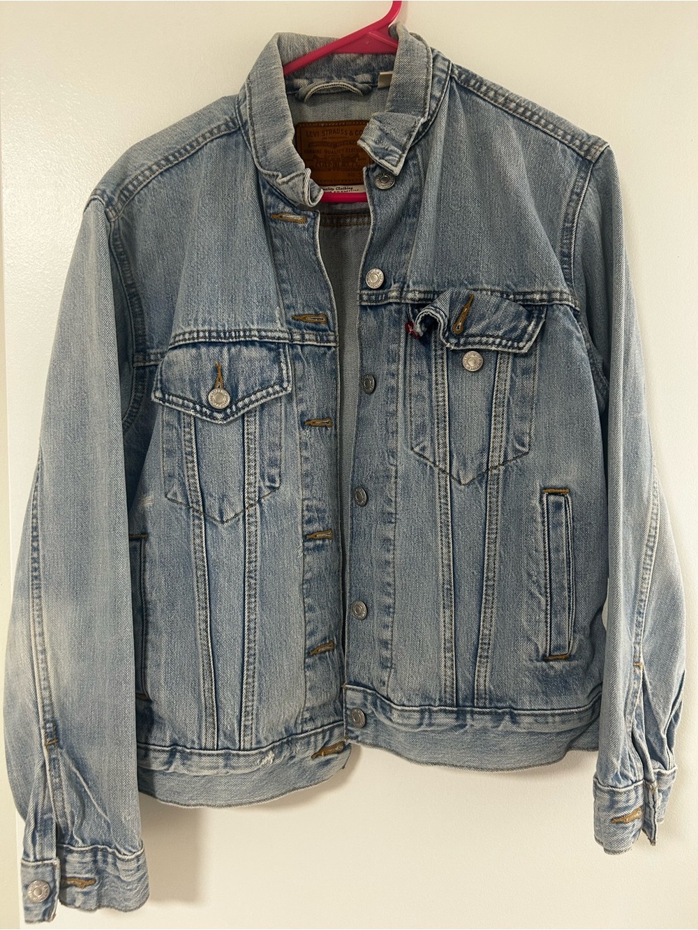 Levi's Light Blue Washed Denim Jacket - Women's